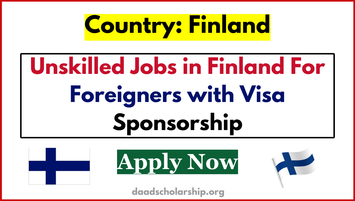 Unskilled Jobs in Finland for Foreigners with Visa Sponsorship 2024 Salary Pay €1012 EUR Per Hour