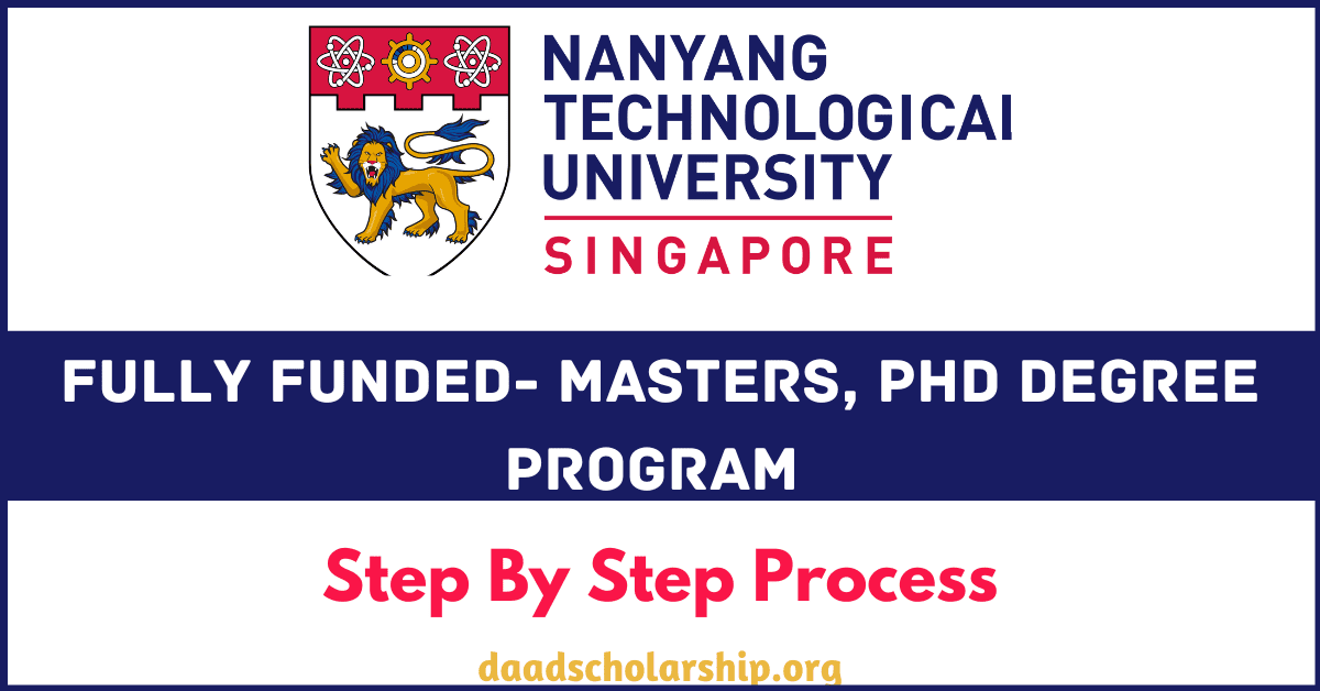 Fully Funded NTU Scholarship in Singapore For International Students 2024