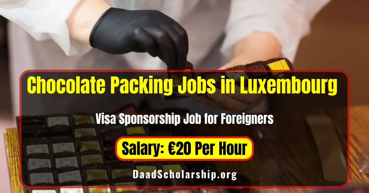 chocolate packing jobs in luxembourg with visa sponsorship