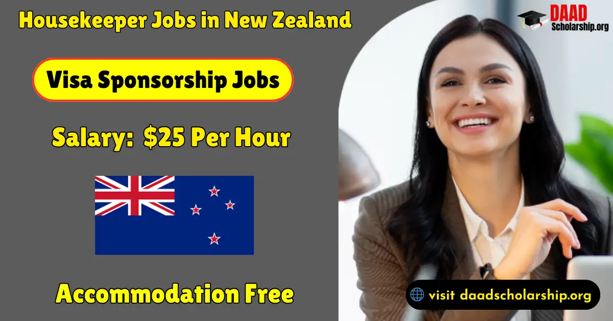 Housekeeper Jobs in New Zealand with Visa Sponsorship 2025: Salary $25 Per Hour