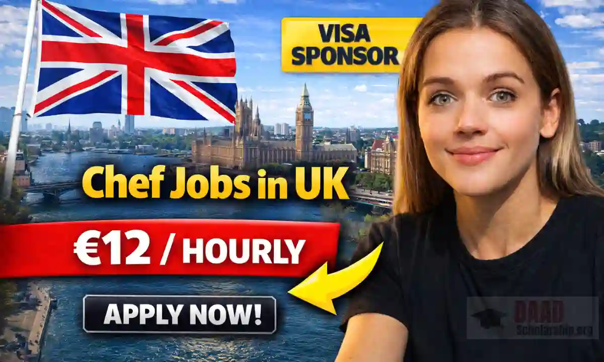 Chef Jobs in UK with Visa Sponsorship 2026 | Salary £12.47 Hourly