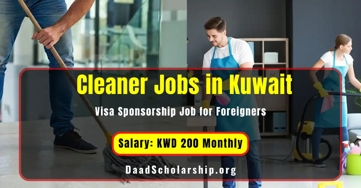 Cleaning Jobs in Kuwait 2025: Salary KWD 200 Per Month