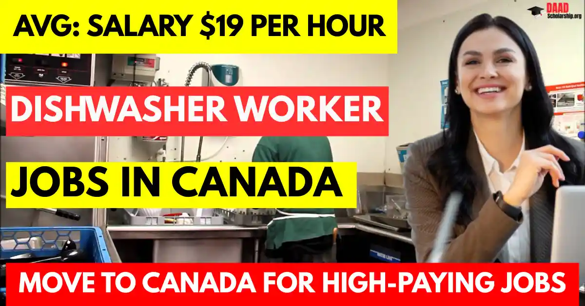 Dishwasher Jobs in Canada for Foreigners 2025