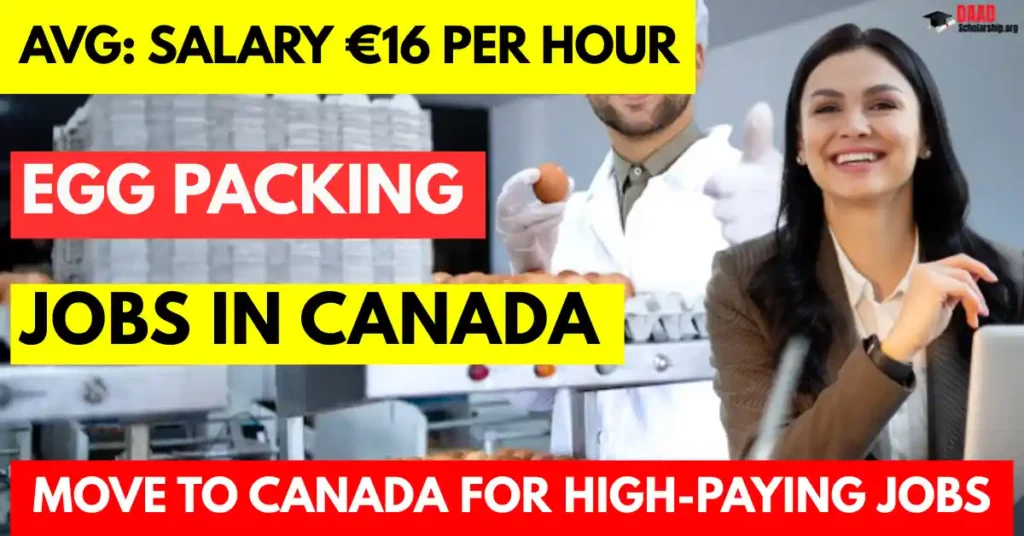 Egg Packing Jobs in Canada with Visa Sponsorship