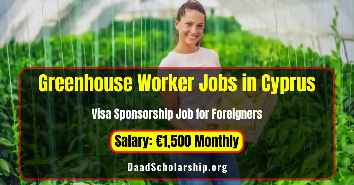 Greenhouse Worker Jobs in Cyprus for Foreigners 2025