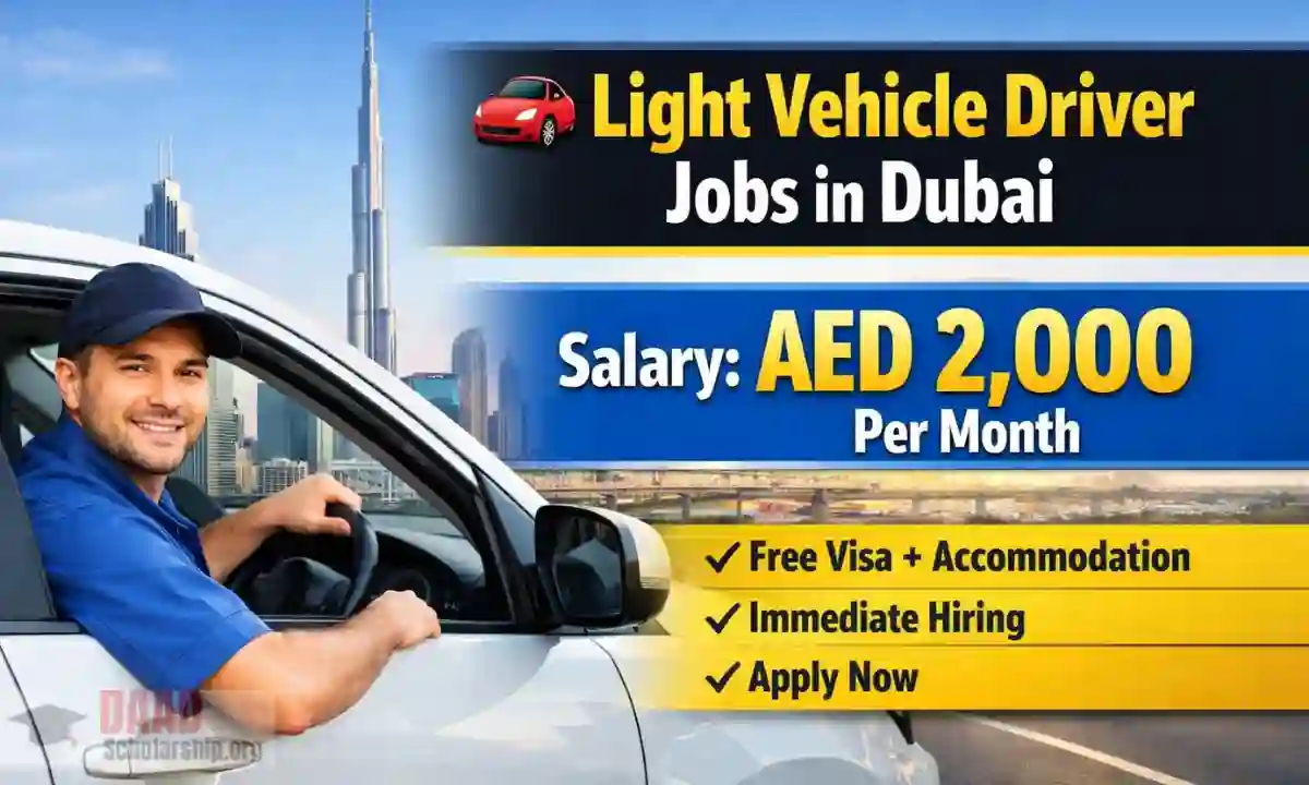 Light Vehicle Driver Jobs in UAE 2026 | Apply Now