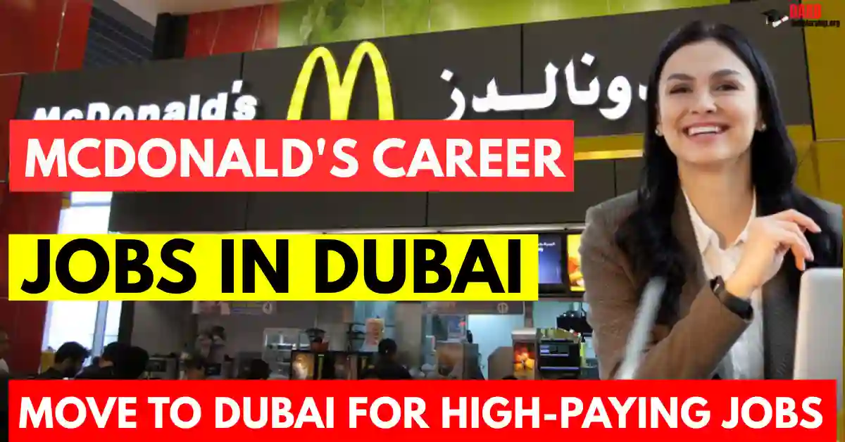 McDonald's Career in UAE 2025 | Latest Job Openings McDonald's Near me