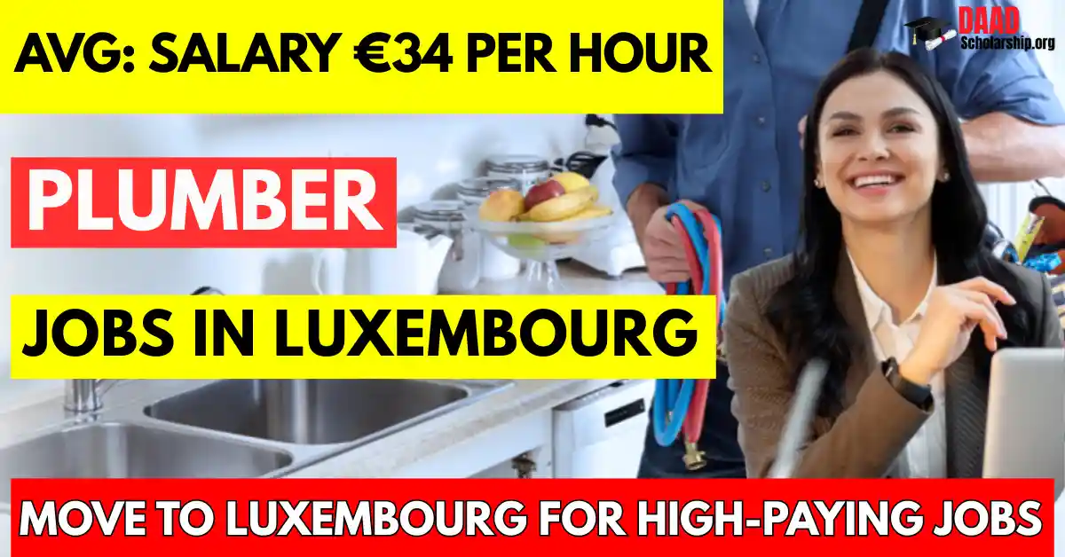 Plumber Jobs in Luxembourg with Visa Sponsorship 2025