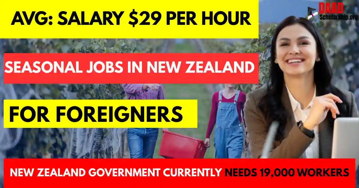 Seasonal Jobs in New Zealand 2025 for Foreigners: Salary $29 Per Hour