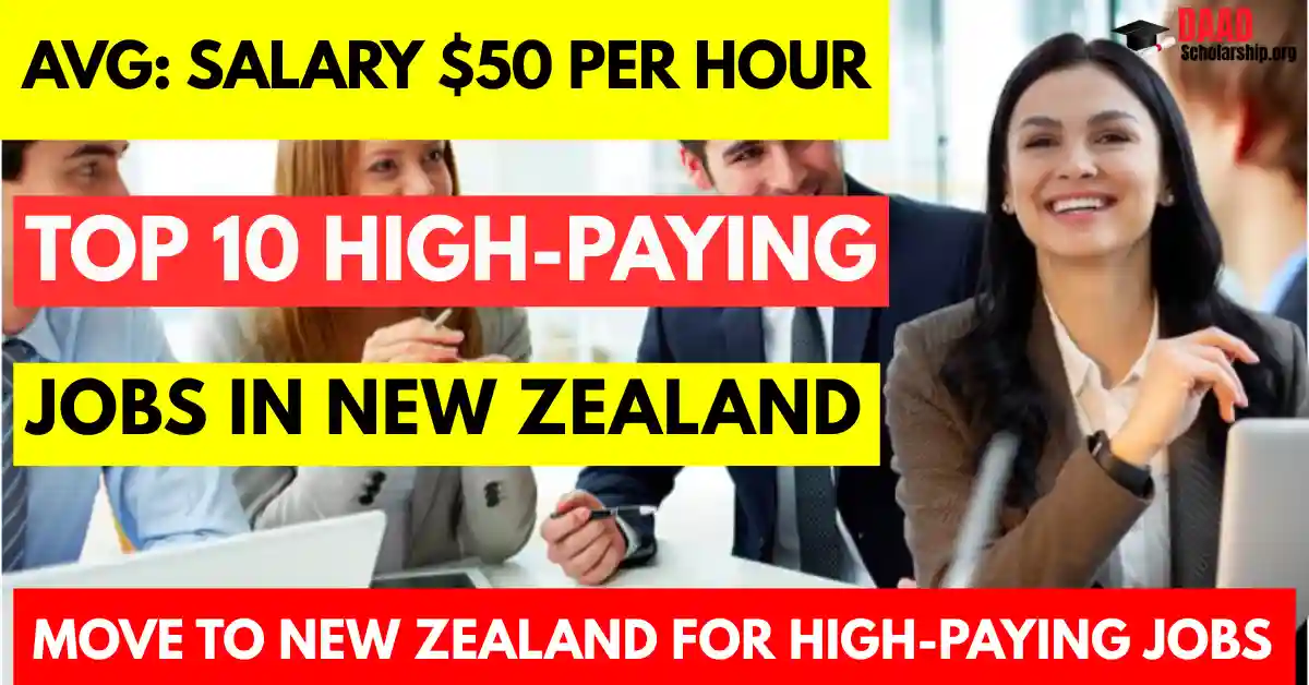 Top 10 High-Paying Jobs in New Zealand for Foreigners: Salary $70000-$250,000 Annual