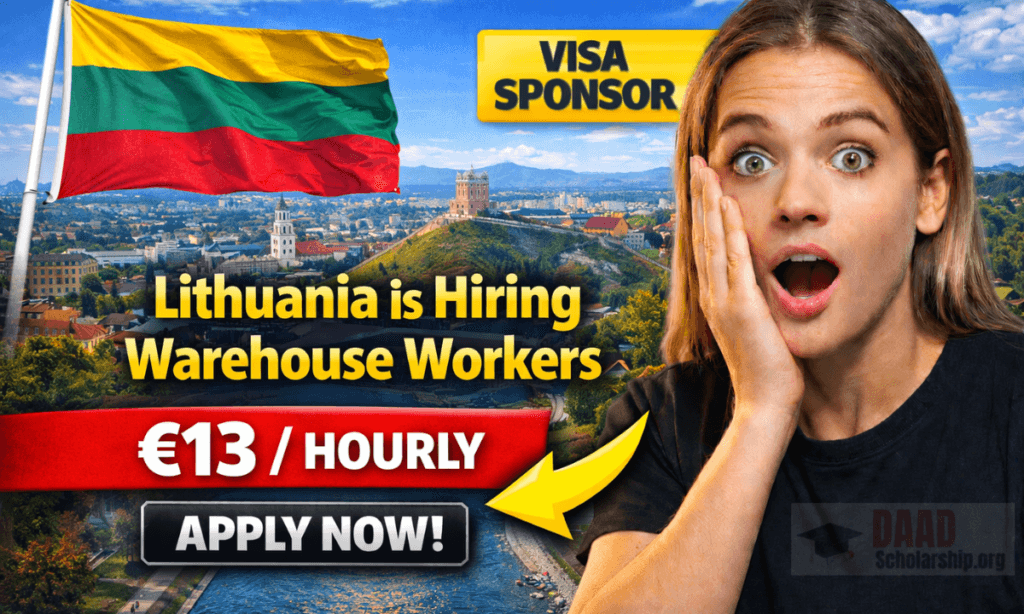 Warehouse Jobs in Lithuania with Visa Sponsorship 2026 | Salary €13 Per Hour