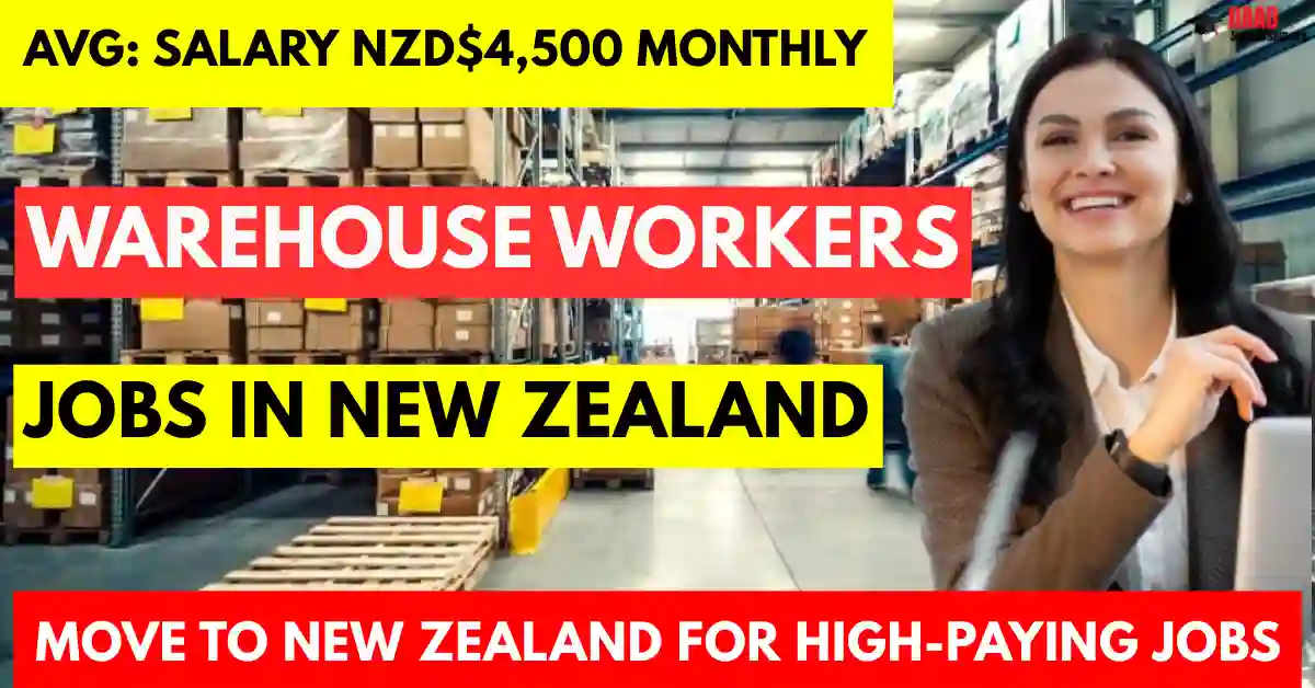 Warehouse Jobs in New Zealand for Foreigners 2025: Salary $23 Per Hour