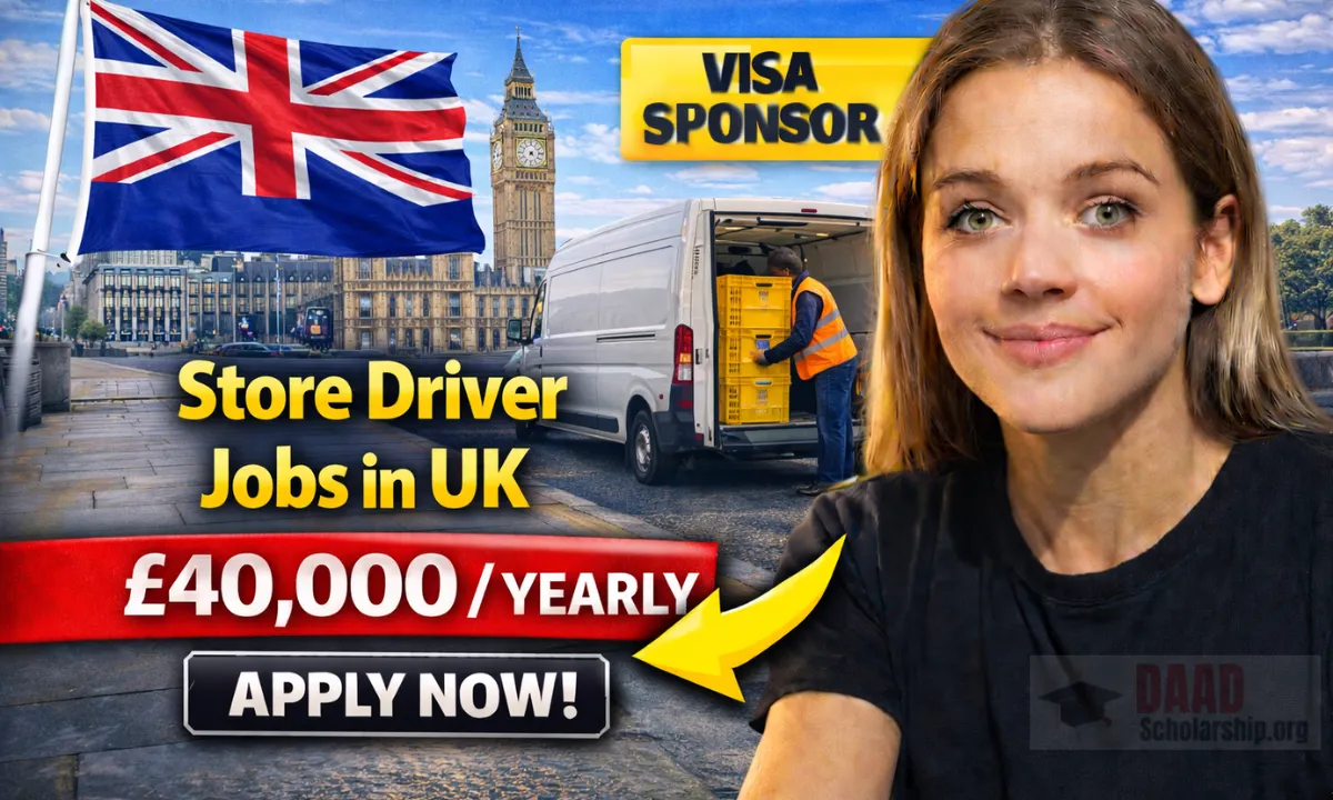 Store Driver Jobs in UK with Visa Sponsorship 2025 | Salary £40,000 Per Year