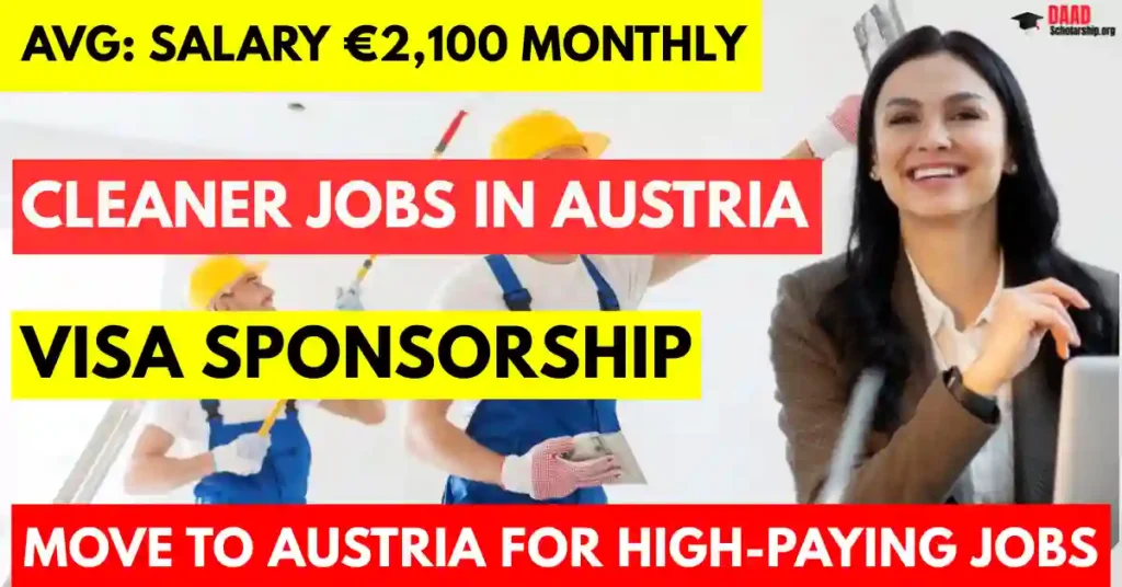 Cleaner Jobs in Austria with Visa Sponsorship