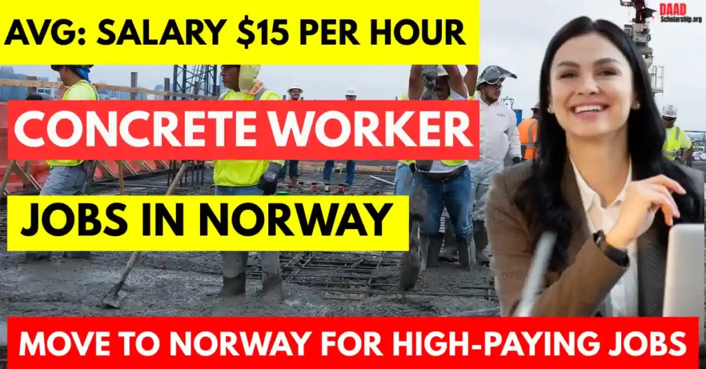 Concrete Worker Jobs in Norway With Visa Sponsorship 2025