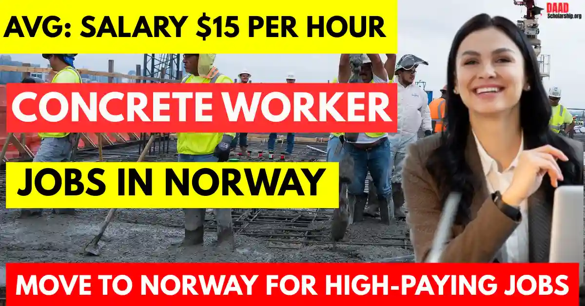 Concrete Worker Jobs in Norway With Visa Sponsorship 2025