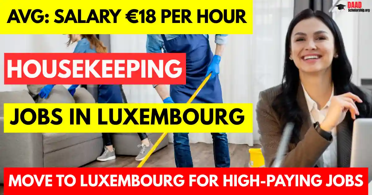 Housekeeping Jobs in Luxembourg with Visa Sponsorship in 2025