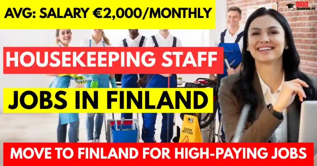 Housekeeping Staff Jobs in Finland Visa Sponsorship