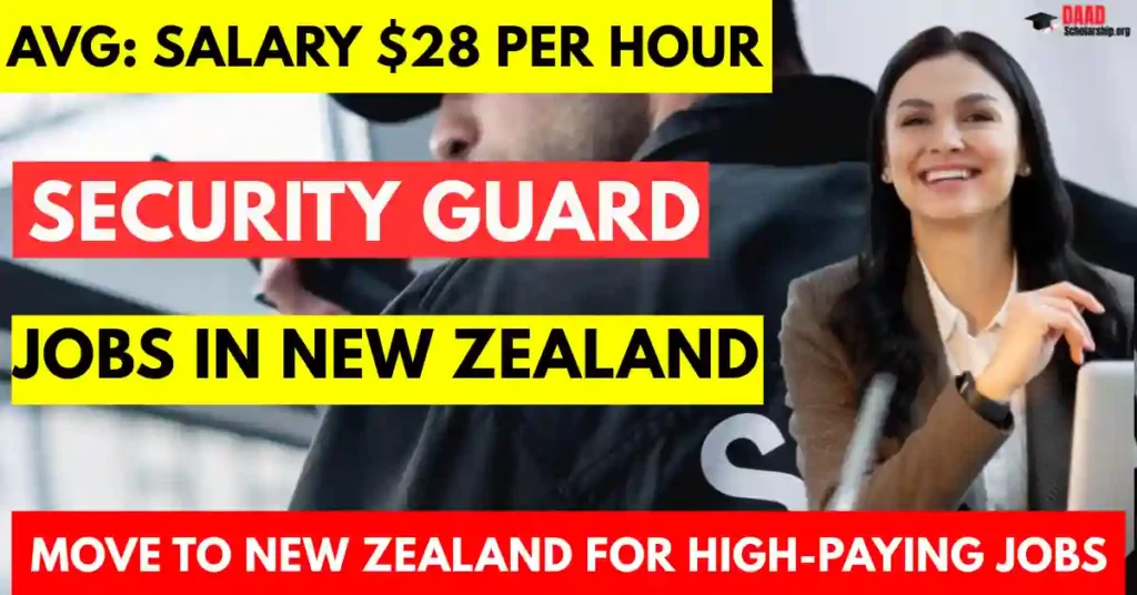 Security Guard Jobs in New Zealand Visa Sponsorship Available 2025