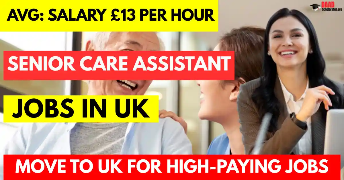 Senior Care Assistant Jobs in UK 2025
