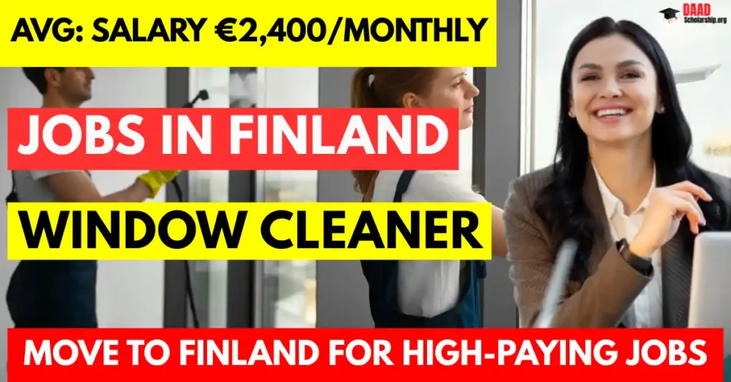 Window Cleaner Jobs in Finland for Foreigners 2025