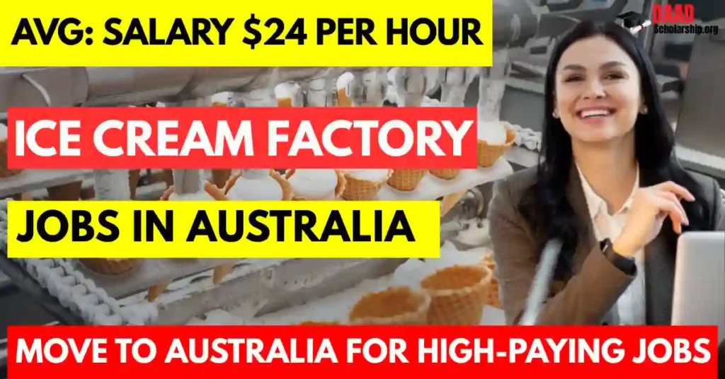 Australia Ice Cream Factory Jobs 2025 – Visa Sponsorship Available