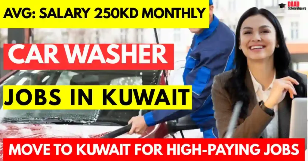 Car Washer Jobs in Kuwait 2025 – Visa Sponsorship | Salary 250 Monthly