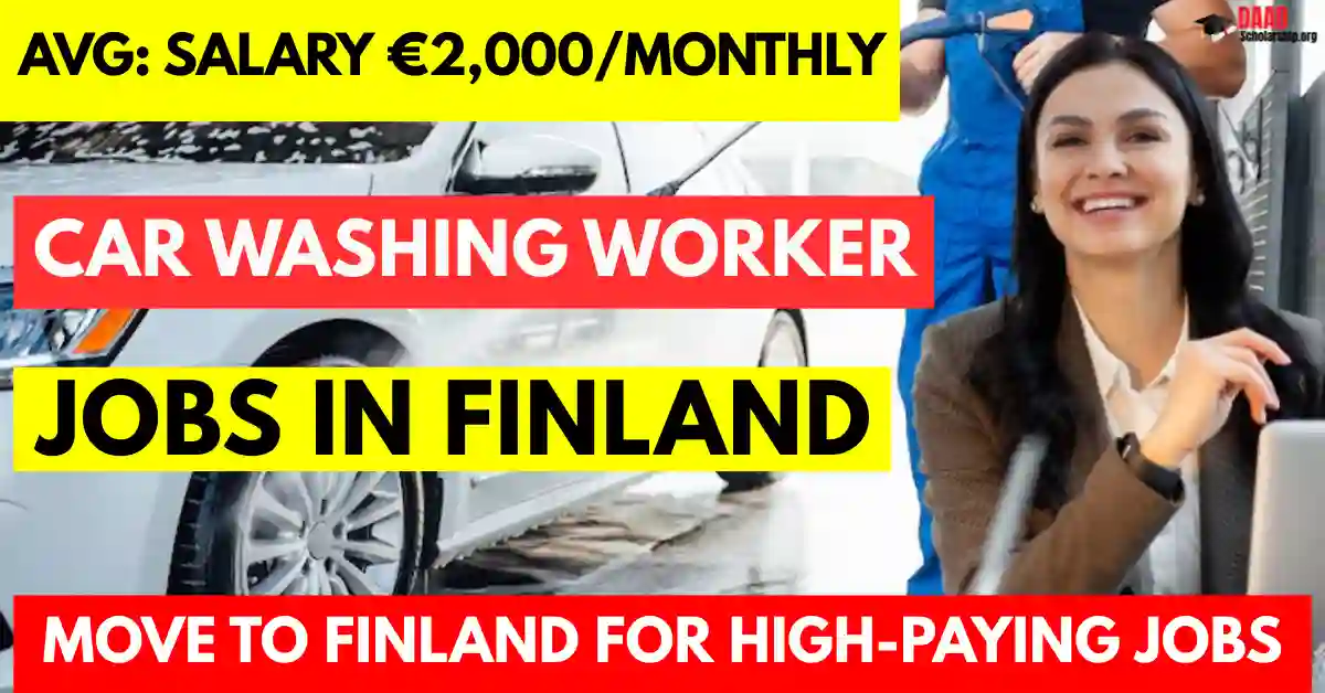 Finland Car Washing Jobs 2025 – Visa Sponsorship for Foreigners | Salary €2,000 Monthly