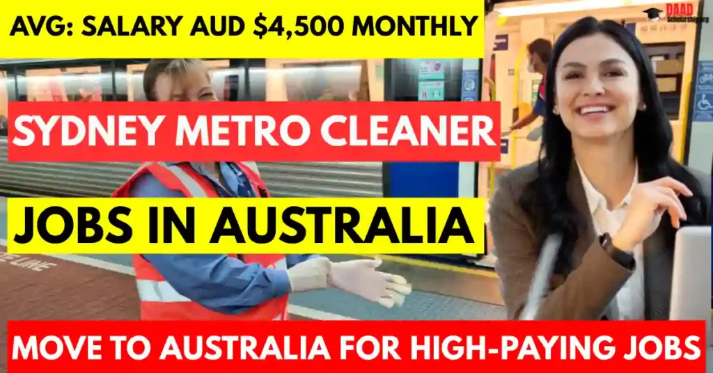 48 Cleaner Jobs in Sydney Metro Australia Visa Sponsorship for Foreigners in 2025!