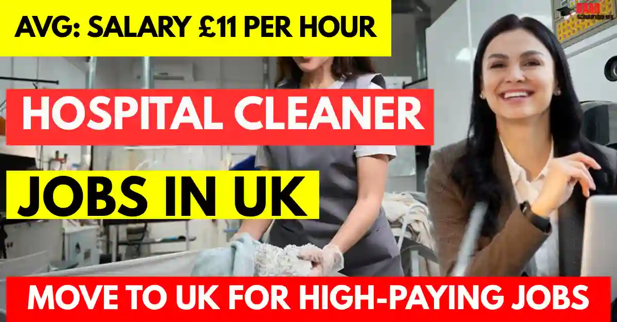 Hospital Cleaner Jobs in UK 2025 – No Experience