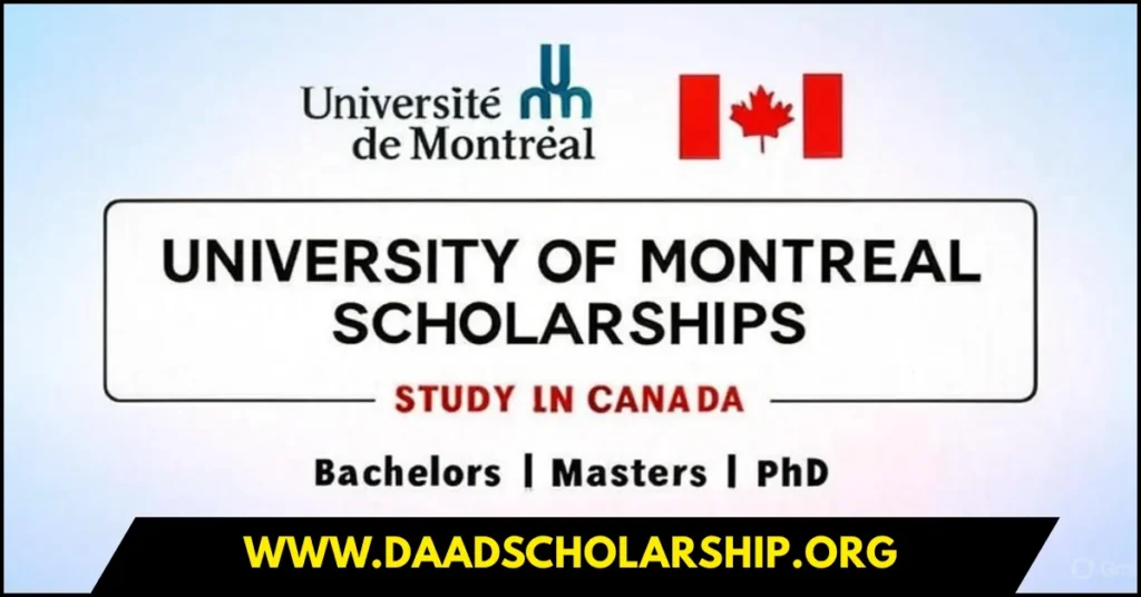 University of Montreal Scholarships 2025–2026 | Study in Canada (Funded)