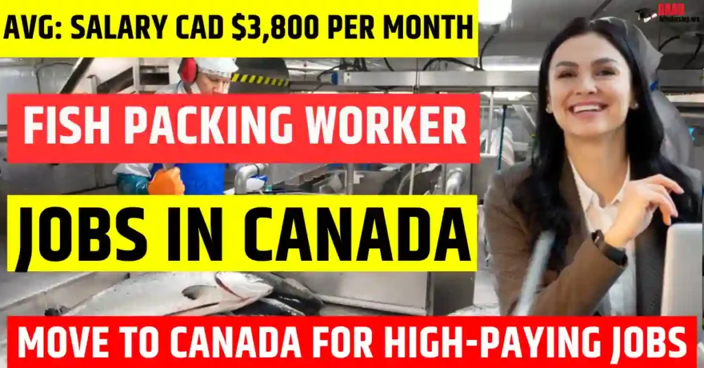 Canada Fish Packing Worker Jobs 2025 – 70 Free Visa Sponsorship | Salary CAD $3,800 Per Month