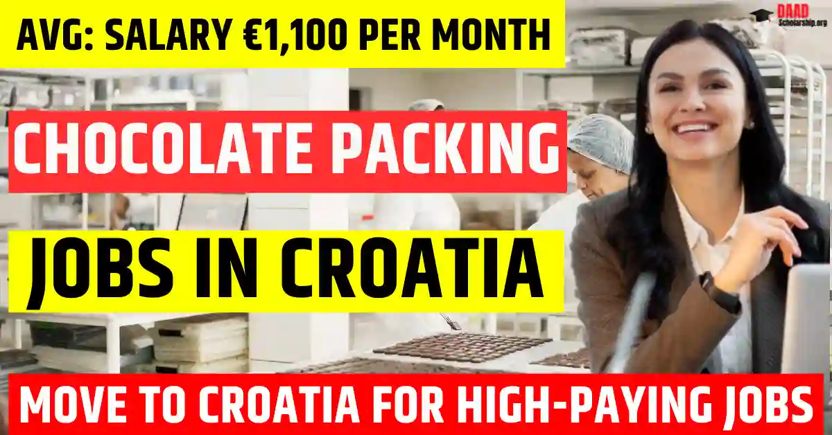 Croatia Chocolate Packing Jobs – 50 Free Visa Sponsorship 2025 | Salary €1,100 Per Month