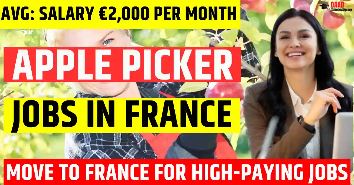 France Apple Picker Jobs – 60 Free Visa Sponsorship 2025 | Salary €2,000 Per Month