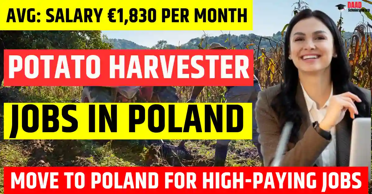 Poland Potato Harvester Jobs – 100 Free Visa Sponsorship 2025 | Salary €1,830 Monthly