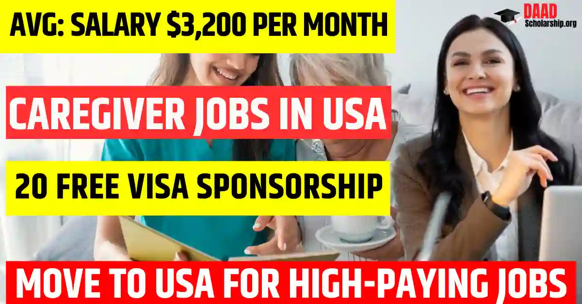 USA Caregiver Jobs – 20 Free Visa Sponsorship 2025 | Salary $3,200 Per Month