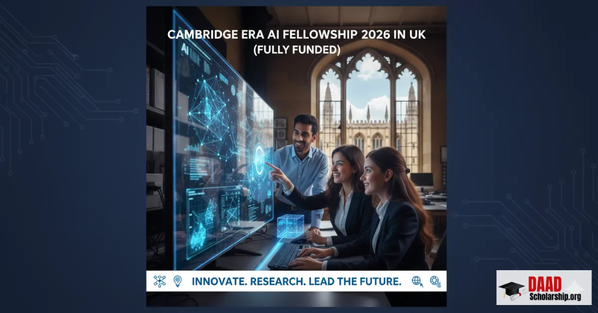Cambridge ERA AI Fellowship 2026 in UK (Fully Funded)