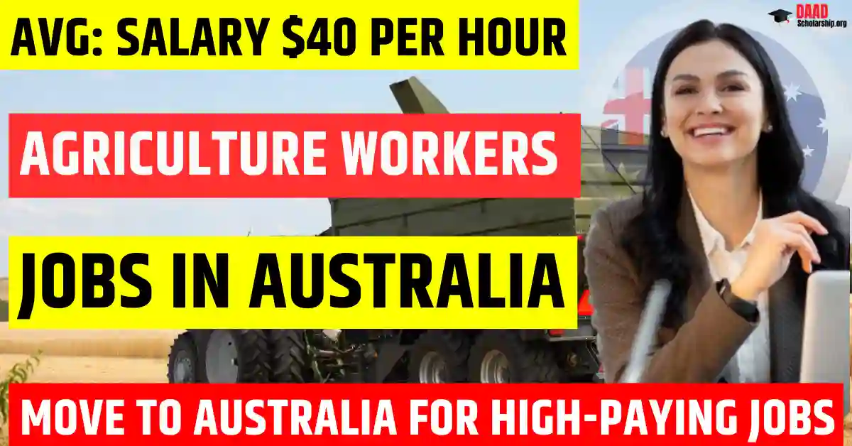 Agriculture Machinery Operator Jobs in Australia — Visa Sponsorship | Salary $40 Per Hour