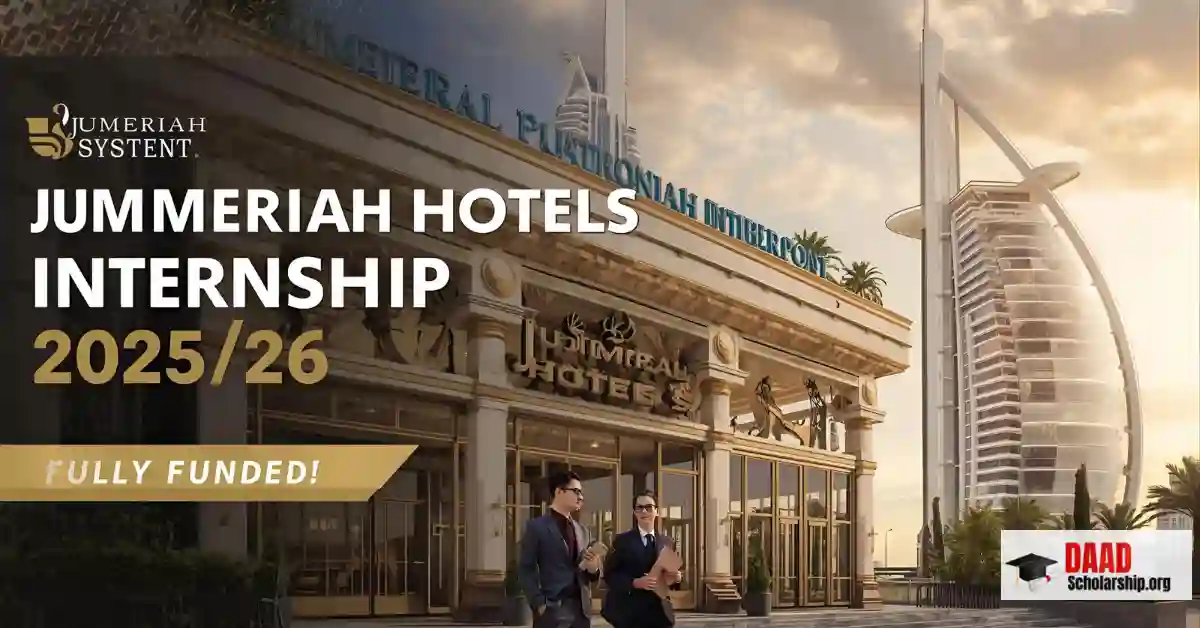Jumeirah Hotels Internship 2025/26 in Dubai (Fully Funded)