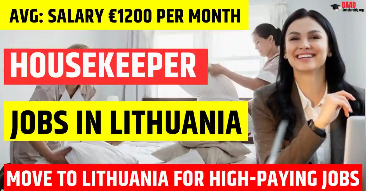 Housekeeper Jobs in Lithuania 2026 | (Morning Shift) – AB Civinity | Part-Time | Vilnius,