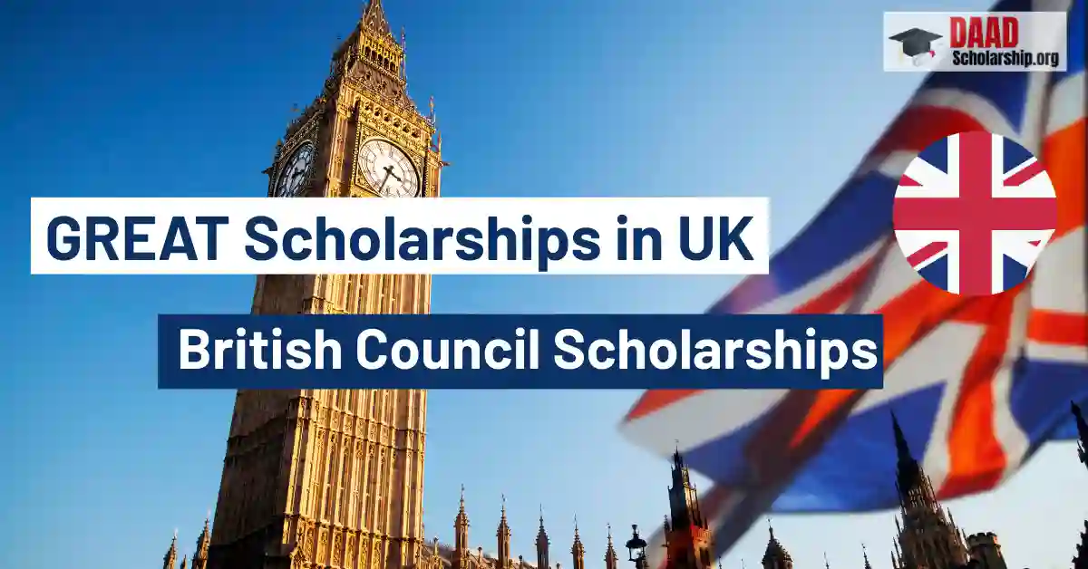 GREAT Scholarships in UK 2026–27 | British Council Scholarships