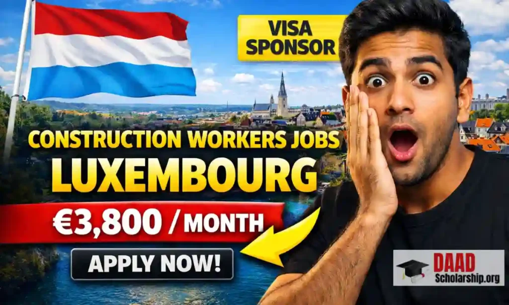 Luxembourg is Hiring Construction Workers in 2026 | Visa Sponsorship Available for Foreigners