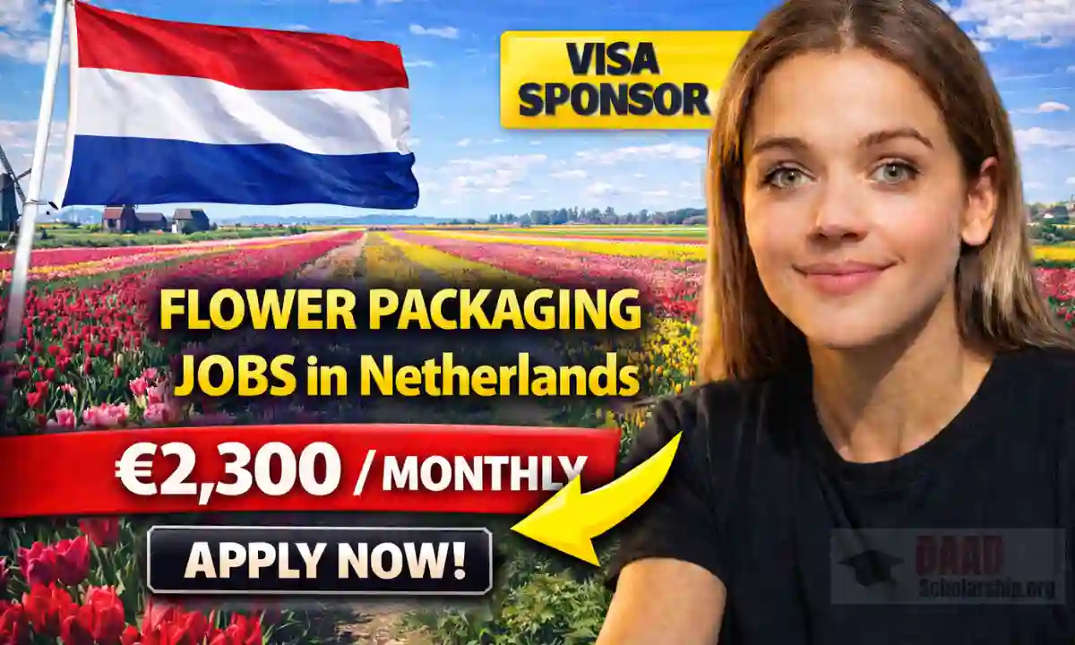 Netherlands Flower Packaging Jobs 2026 | Seasonal Work with 120 Visa Sponsorship Openings for Foreigners