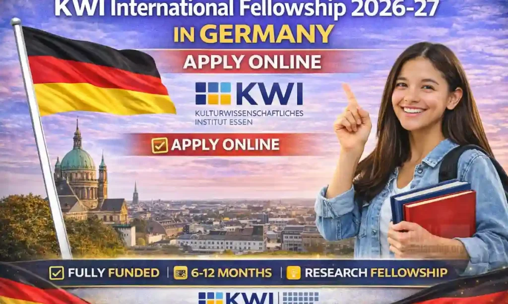 KWI International Fellowship 2026–27 in Germany | Apply Online