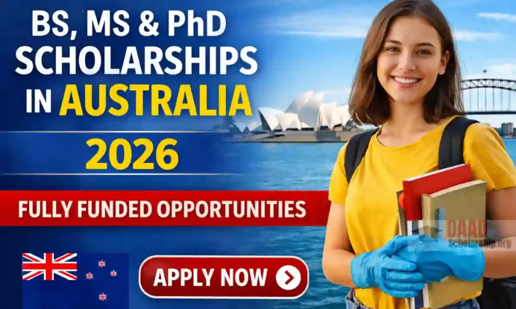 BS, MS & PhD Scholarships in Australia 2026 | Fully Funded Opportunities