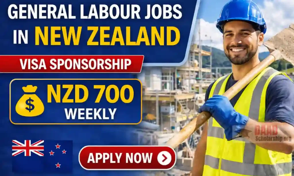 General Labour Jobs in New Zealand Visa Sponsorship | Salary NZD 700 Weekly