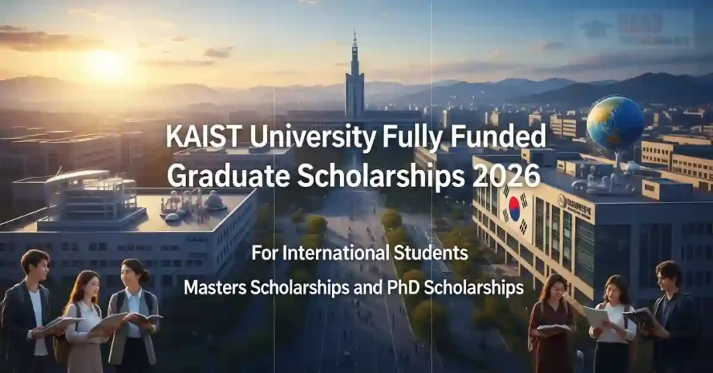 KAIST University Fully Funded Graduate Scholarships 2026 in South Korea (Master’s & PhD)