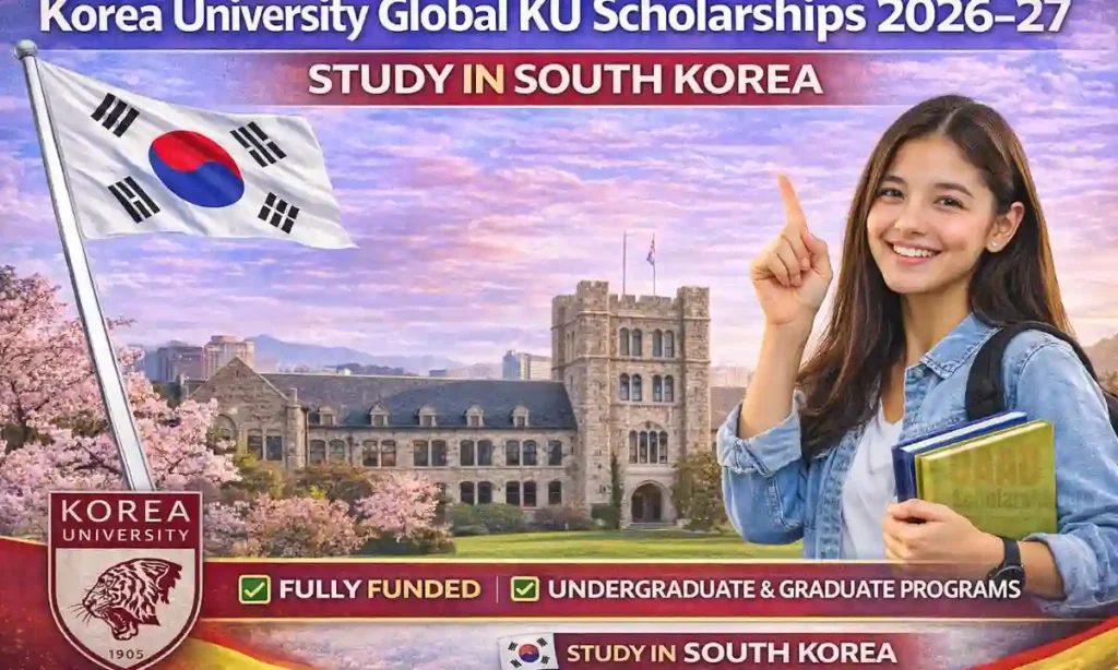 Korea University Global KU Scholarships 2026–27 | Study in South Korea
