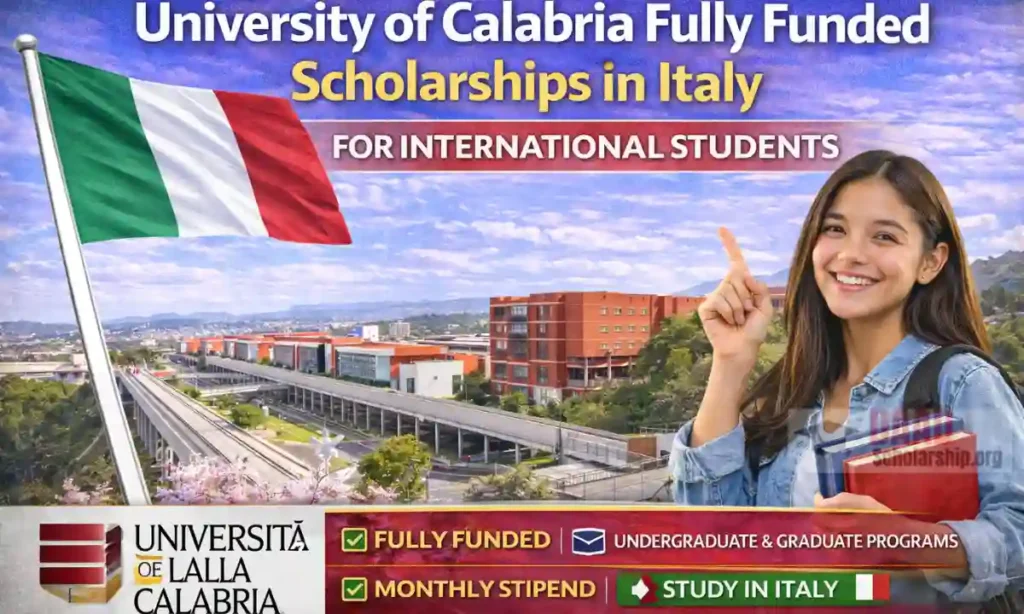 University of Calabria Fully Funded Scholarships in Italy 2026 for International Students