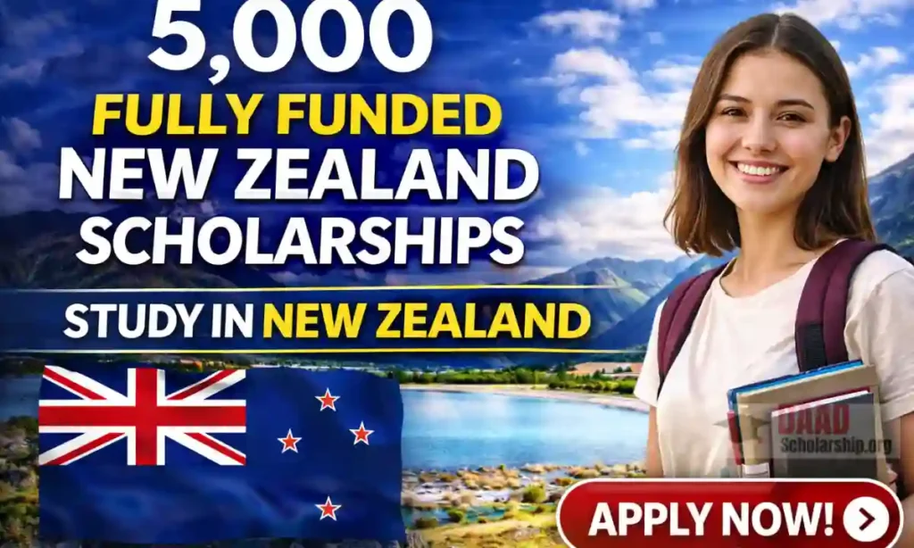 5,000 Fully Funded New Zealand Scholarships 2026 | Study in New Zealand